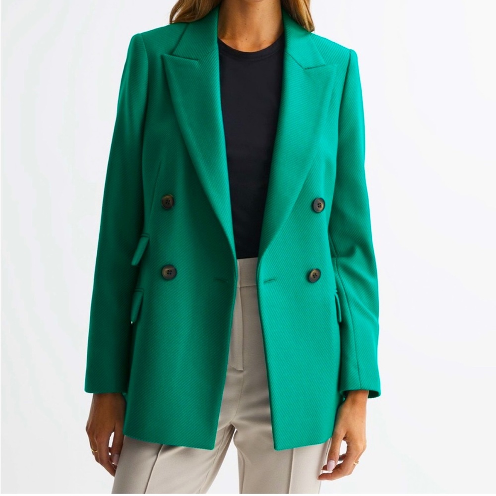 Reiss The Green Logan Single Breasted Blazer size 6